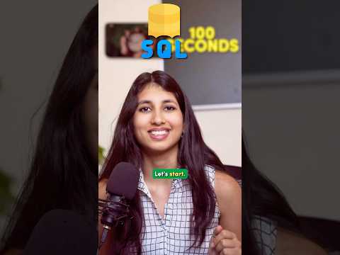 SQL in just 100 Seconds