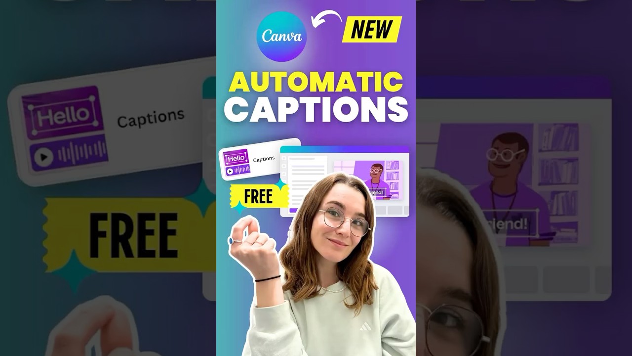 Add Free Video Captions with Canva 🎥