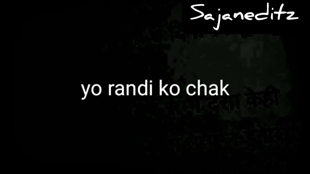 Yo Randi Ko Chaak Nepali Rap | Official Lyrics 🎵