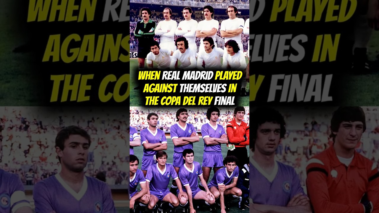 When Real Madrid Faced Its Own Reserve Team in a Historic Final 🏆