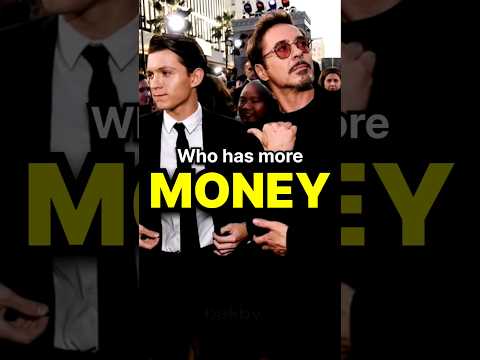 Who earn more Tom Holland or Robert Downey Jr ? #tomholland #robertdowneyjr