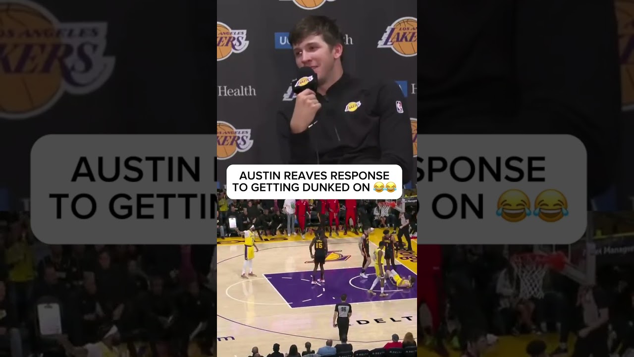 Austin Reaves's Hilarious Reaction After Getting Dunked On by Jalen Johnson 😂