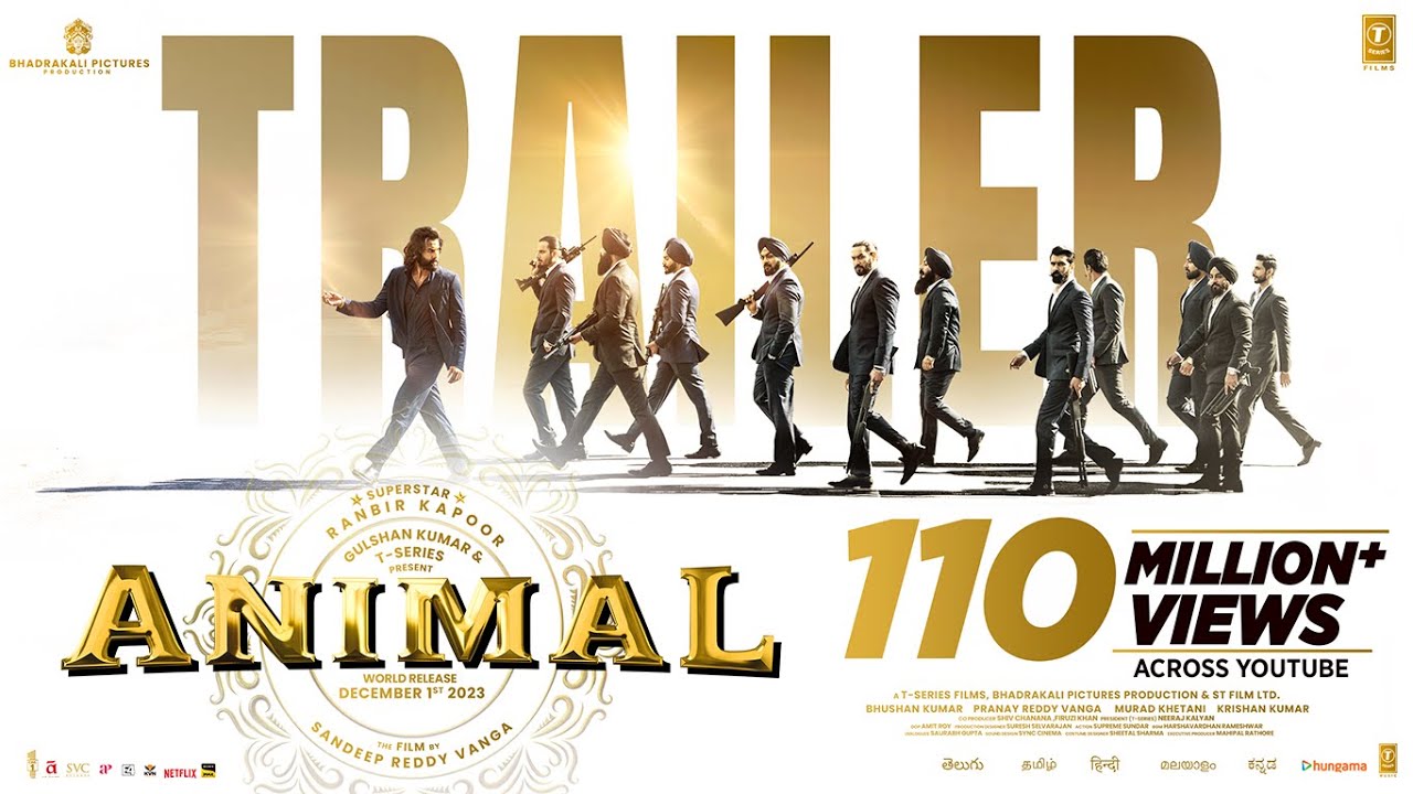 Animal Official Trailer: Ranbir Kapoor's Intense New Action Film 🎬