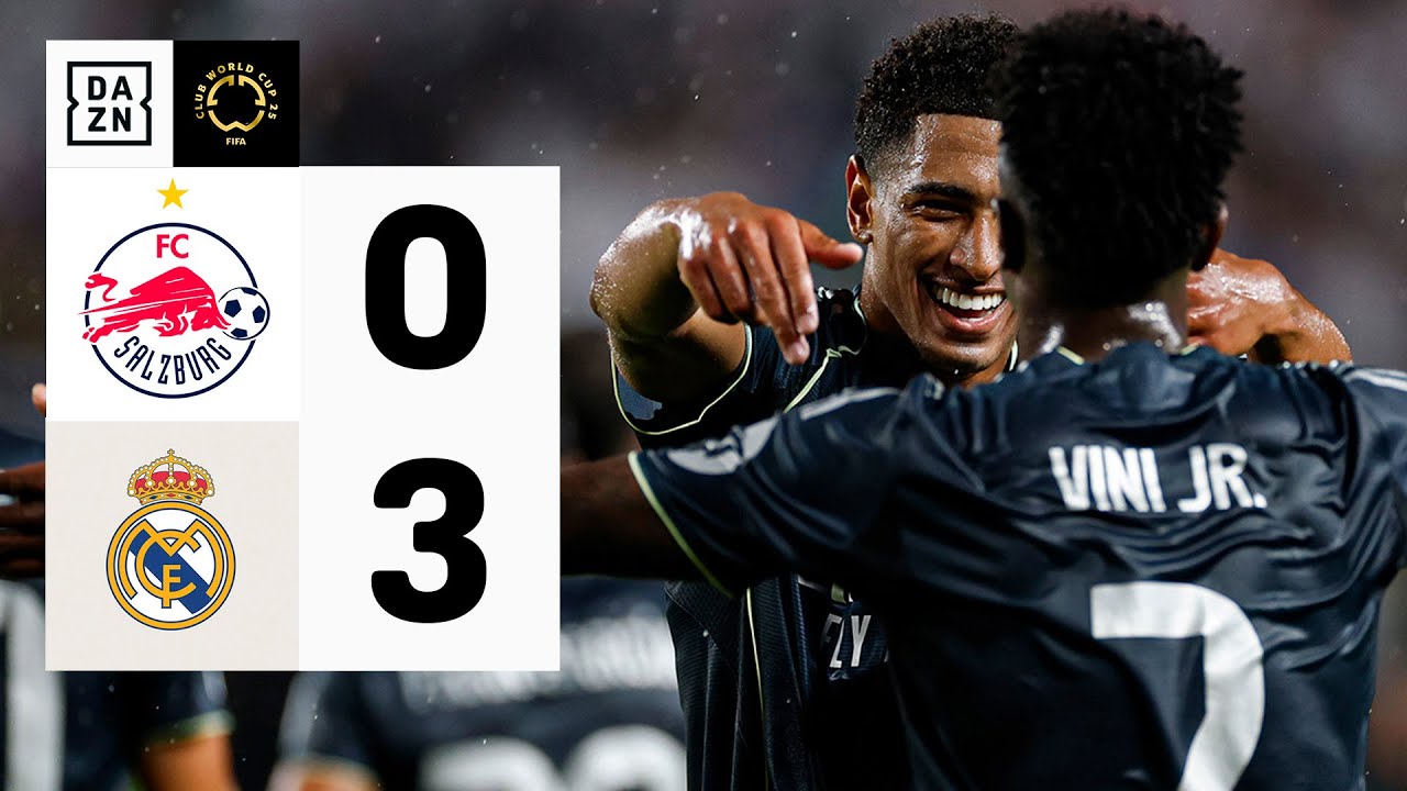Real Madrid vence a Salzburg 3-0 en Mundial de Clubes ⚽