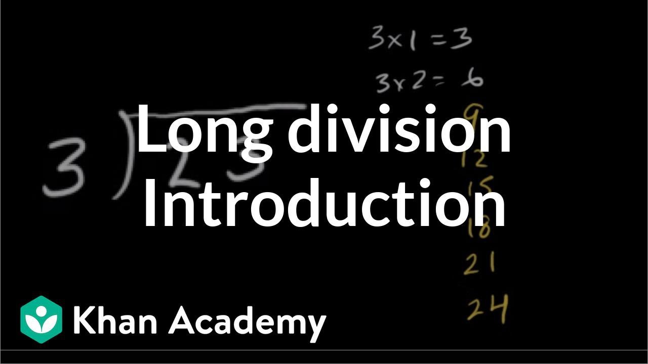Long Division Basics | Arithmetic Practice 🧮