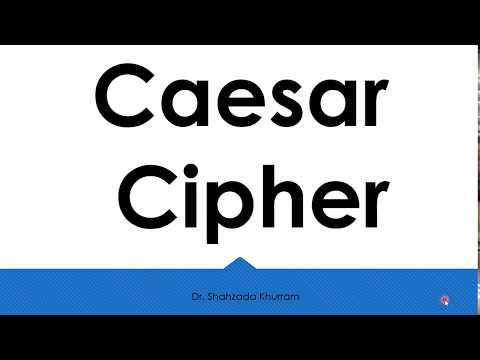 Caesar Cipher | Monoalphabetic | How its works