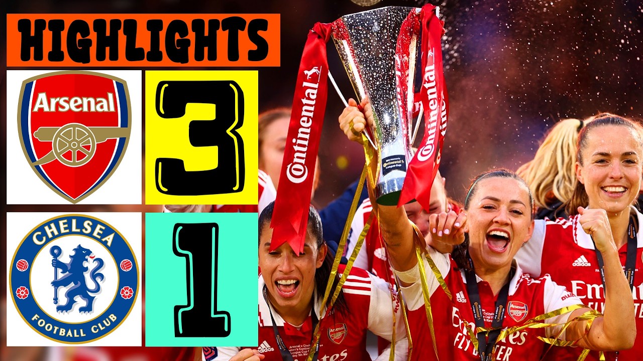 Arsenal Women 3-1 Chelsea Highlights ⚽