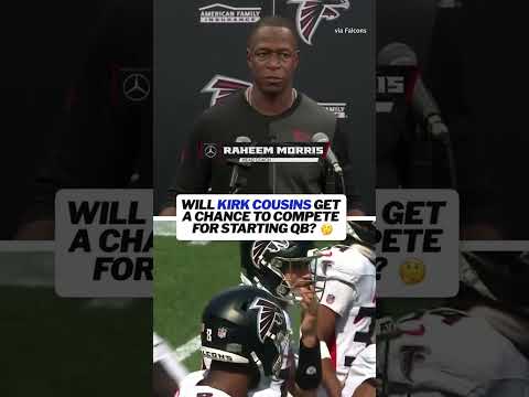 Could Kirk Cousins get another chance to start for the Falcons? 👀 #nfl #falcons