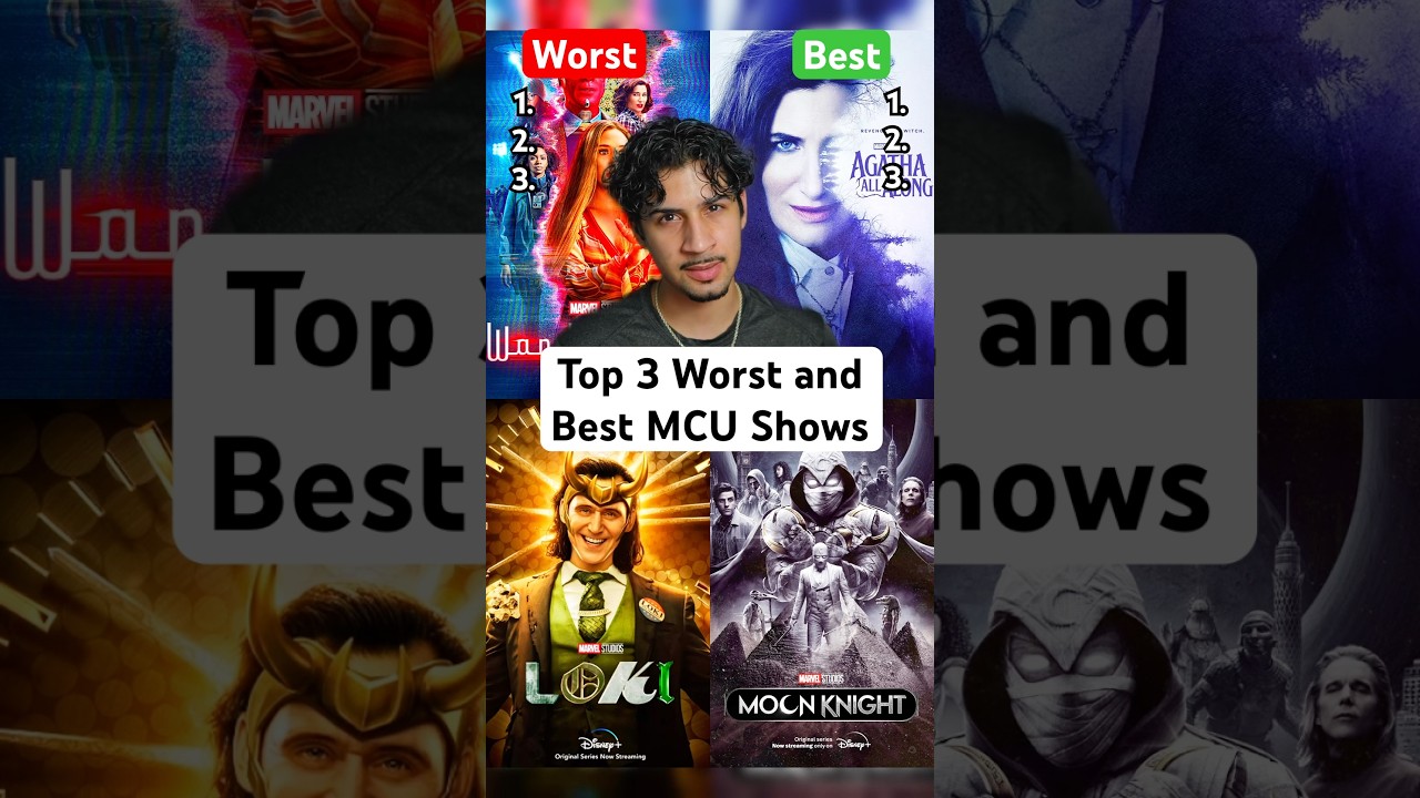 Top 3 Best & Worst MCU Shows ⭐