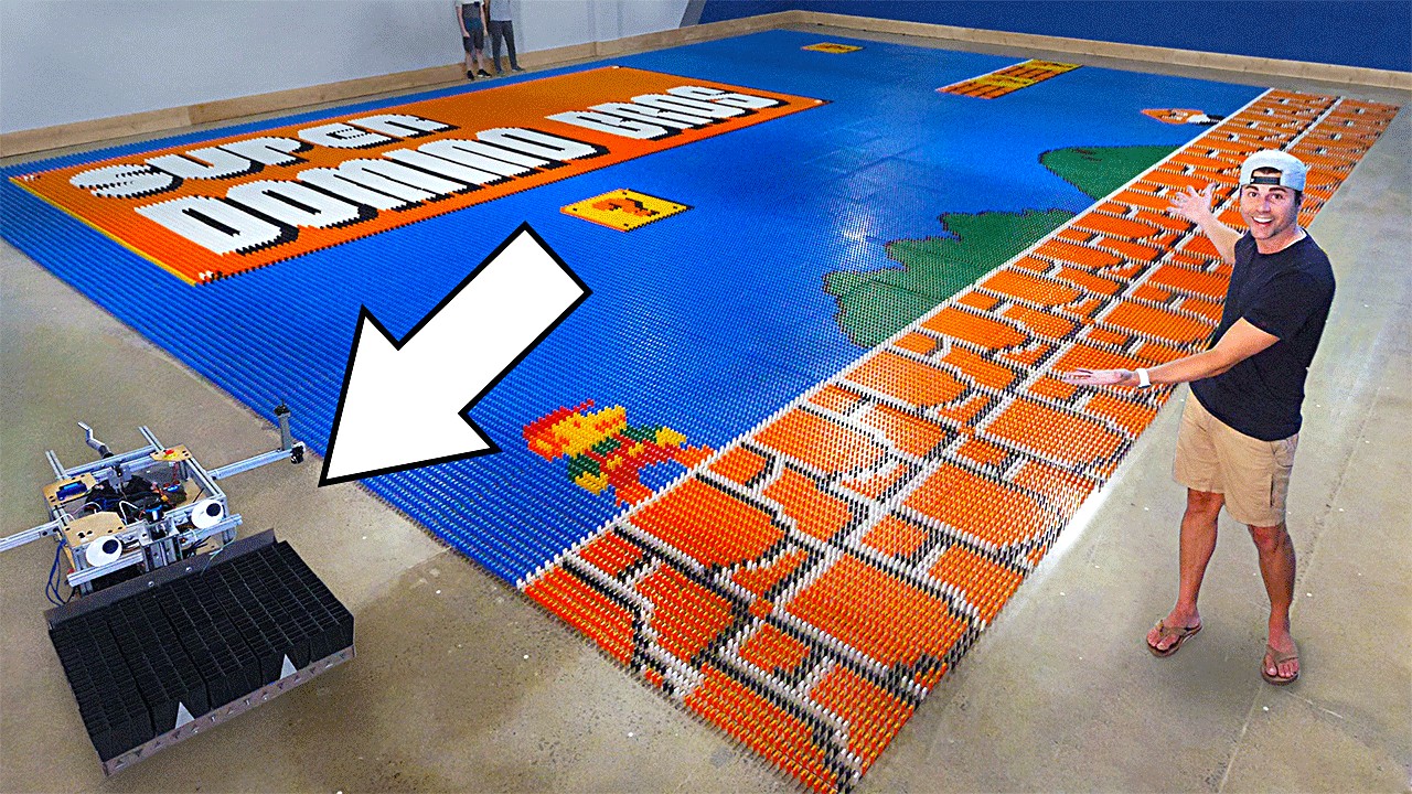 World Record Domino Robot: 100k in 24hrs 🎉