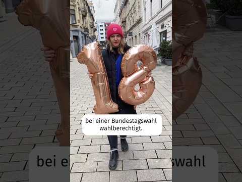 Darfst du wählen? #btw25 #bundestagswahl #wahlberechtigt #wählewissen #wahlwissen #shorts