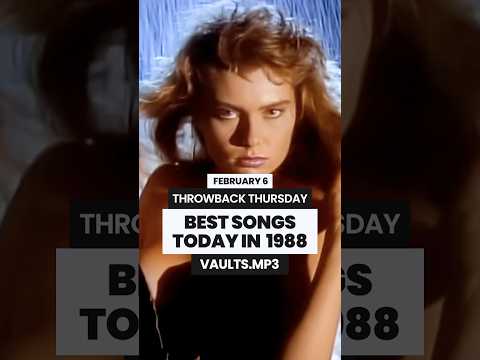 BEST SONGS TODAY IN 1988 ✨THROWBACK THURSDAY #music #80s