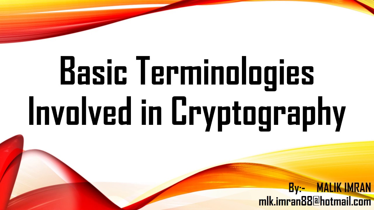 Essential Cryptography Terms Explained π‘οΈ