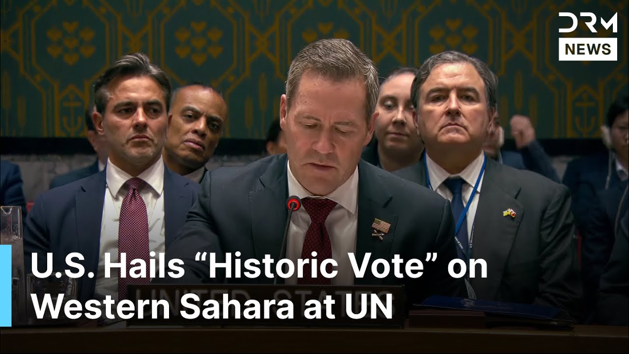 US Celebrates UN's Historic Endorsement of Morocco’s Western Sahara Autonomy Plan 🇺🇸
