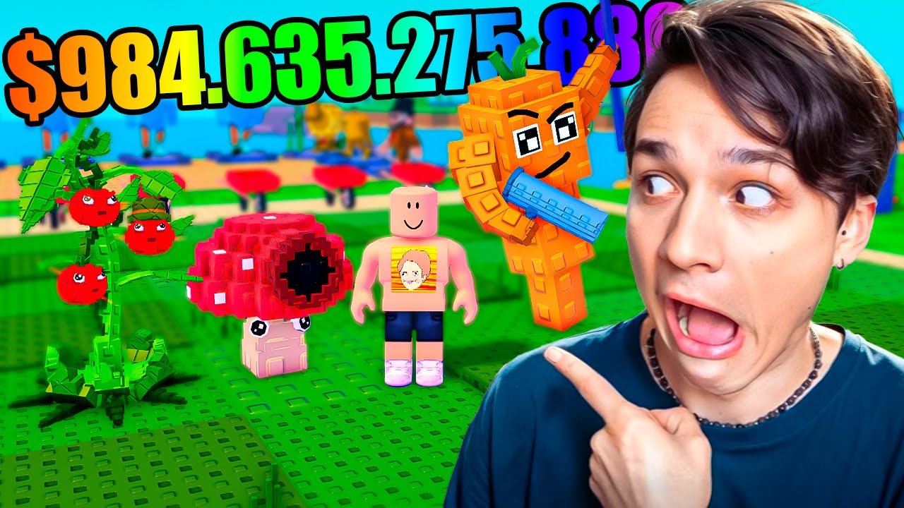 Покупка дорогих растений в Plants vs Brainrots 🌱