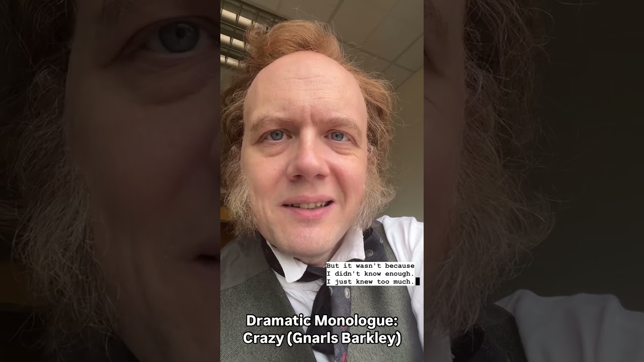 Hilarious Monologue of Gnarls Barkley's Hit 'Crazy' by James McNicholas 🎤