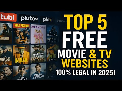 📢TOP 5 FREE Websites to Watch Movies & TV in 2025 – No Sign Up, 100% LEGAL!