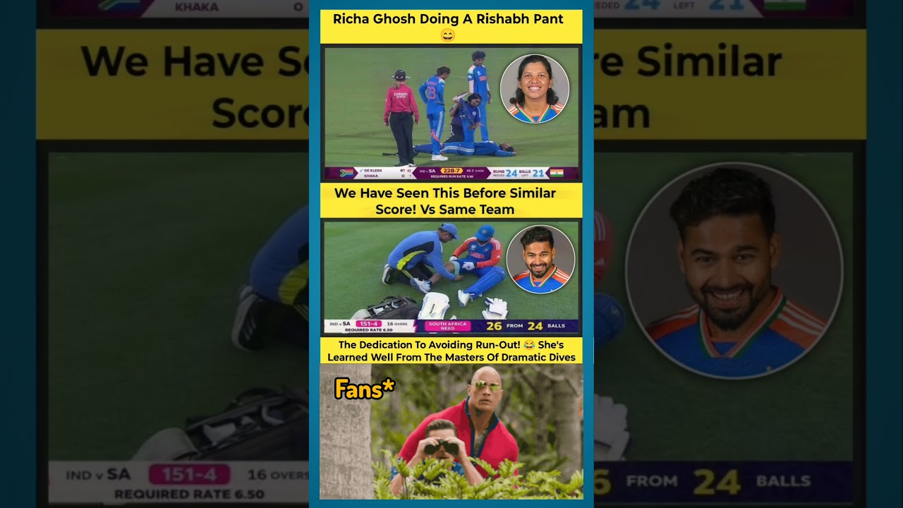 Pant 2.0: Richa Ghosh Shines Bright in Thrilling Match Against South Africa! 🏏