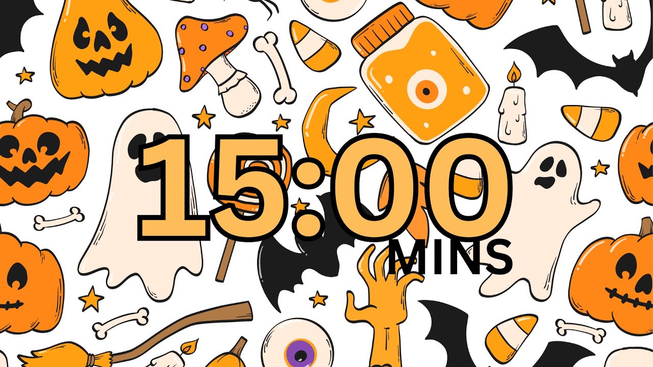 15-Minute Halloween Classroom Break Timer 🎃