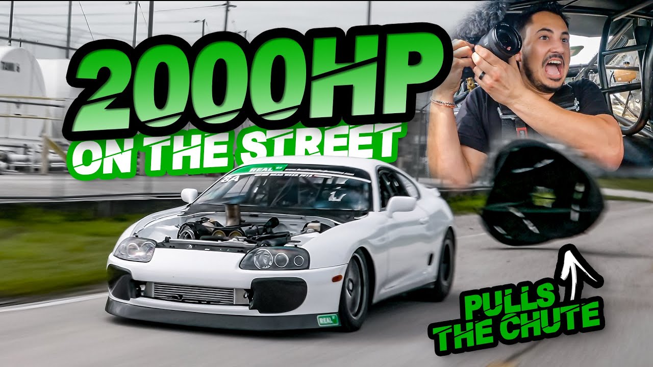 2000HP Supra Hits 10,000RPM on the Street! 🚗