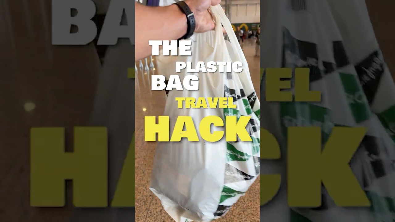 Plastic Bag Travel Hack for Free Carry-On ✈️