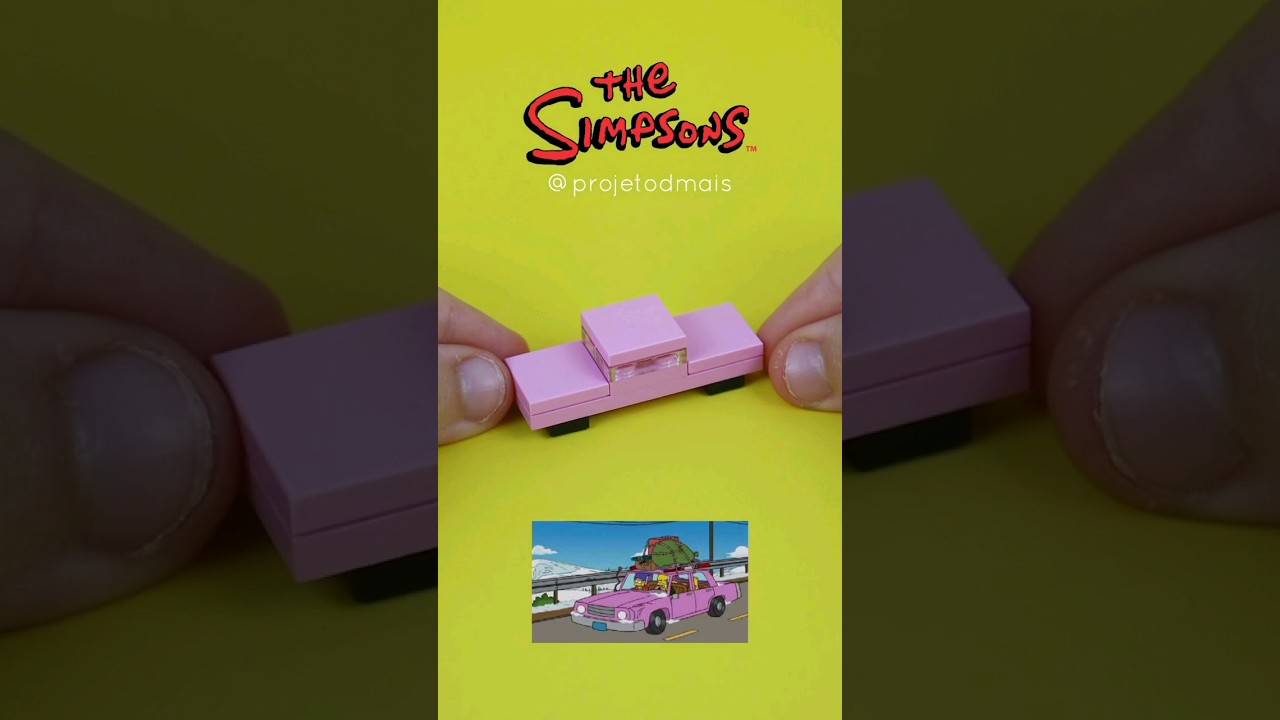 LEGO MINI THE SIMPSONS CARS #lego #legoshorts #thesimpsons