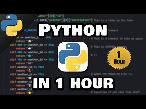 Learn Python in 1 hour! π