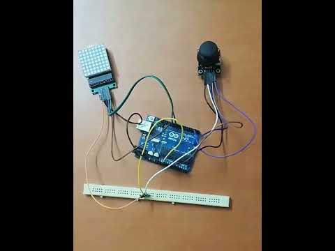Arduino Snake Game with 8x8 LED Matrix & Joystick | DIY Classic Game!#shorts #iot