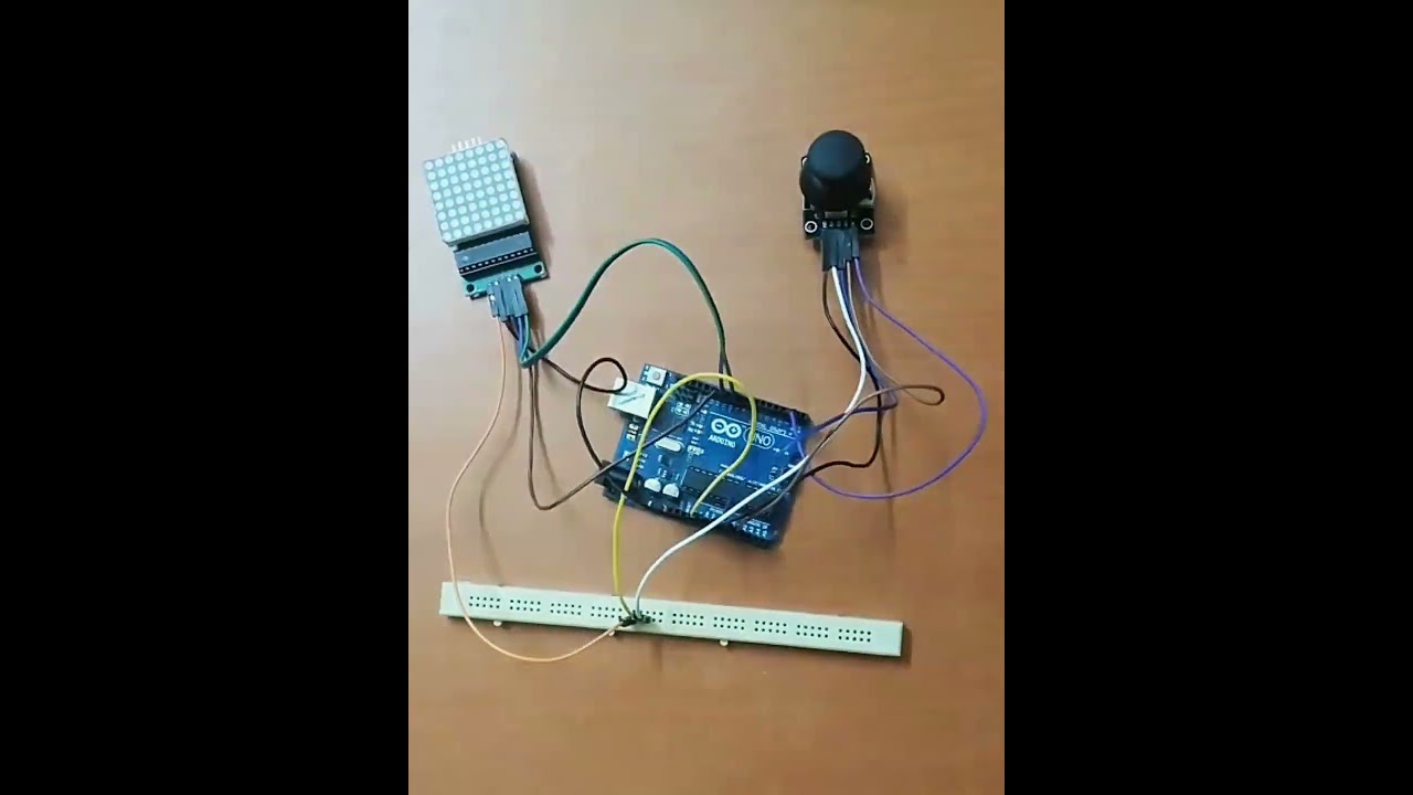 Arduino Snake Game with 8x8 LED & Joystick ๐ฎ