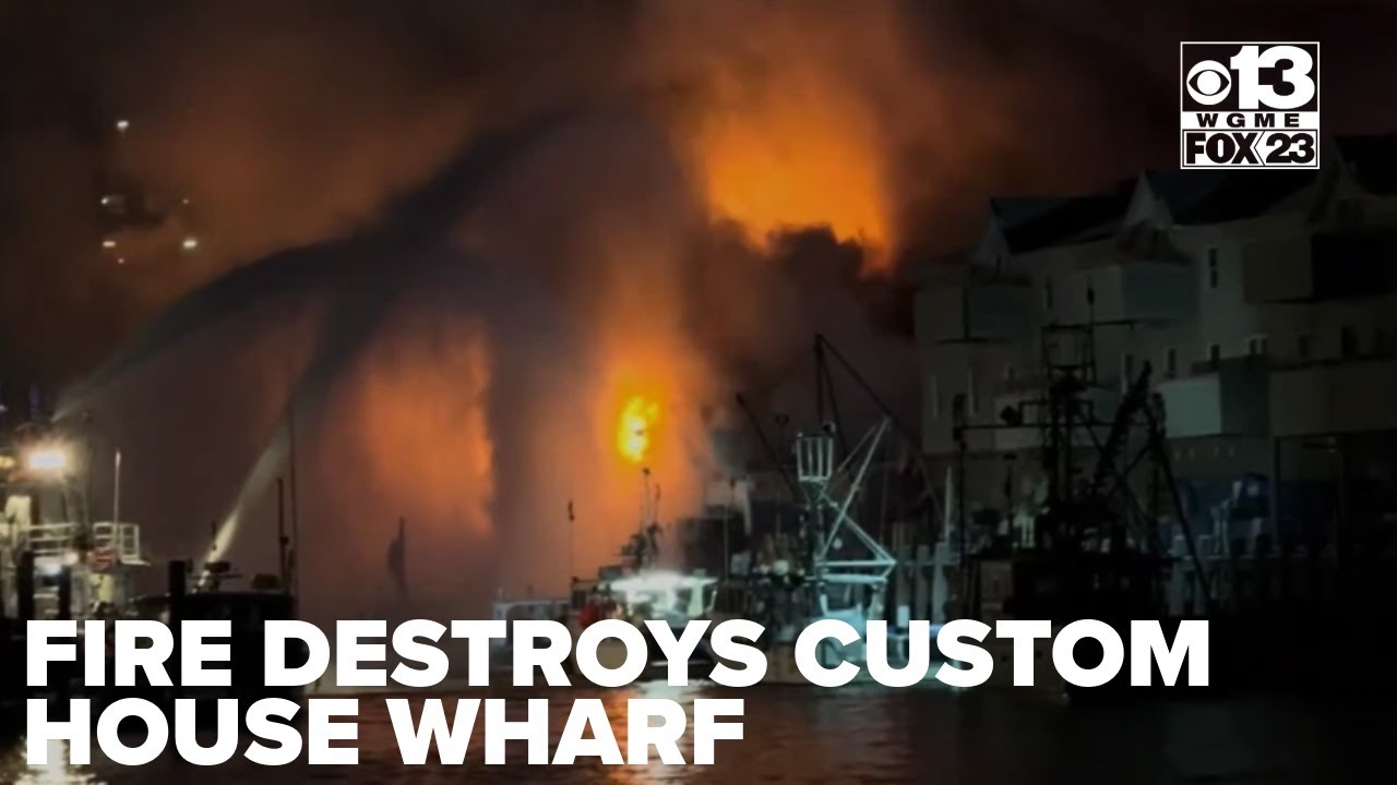 Fire Destroys Custom House Wharf in Portland 🔥