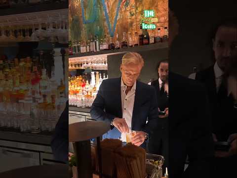 Dolph Lundgren Making Drinks For Fans #dolphlundgren