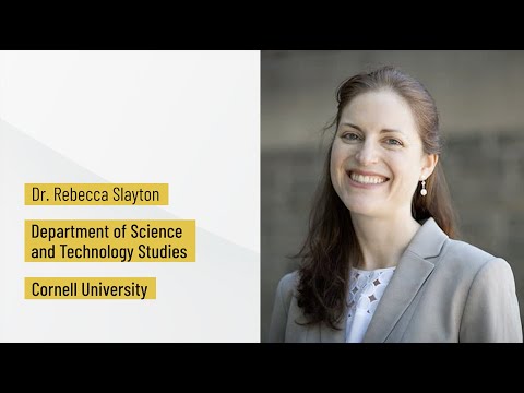 Sociotechnical Cybersecurity Lecture Series: Rebecca Slayton - March 11, 2021 | UMD iSchool