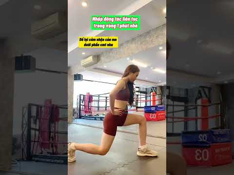 Bài Tập Cho Vòng 3 Căng Tròn - Độ Mông Trái Đào. Squat & Lunge #shorts