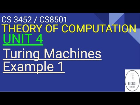 4.13 Turing Machines Example 1in Tamil