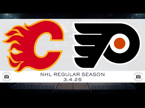 Flames vs Flyers Sim 3.4.25 - full game highlights (NHL 25)