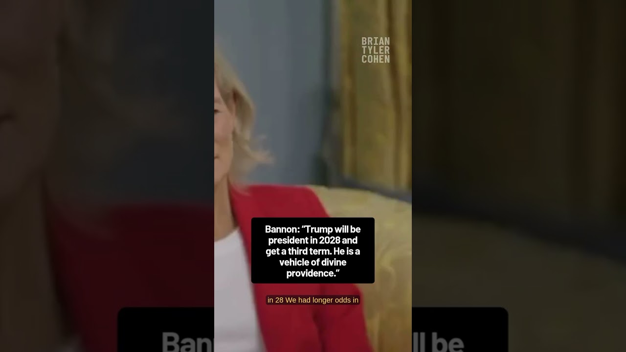 Bannon Predicts Trump Will Win a Third Term in 2028 🇺🇸