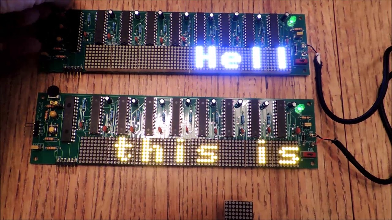 Adafruit 8x8 LED Matrix Display with PIC 🚀