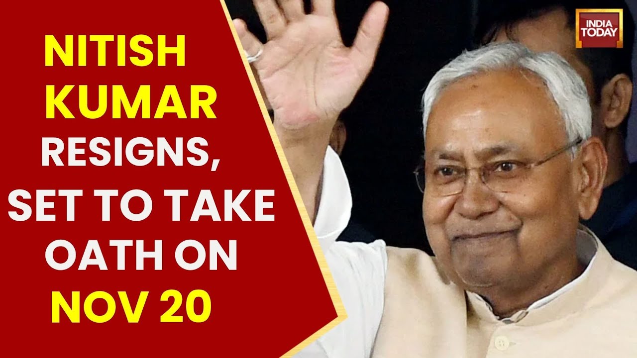 Nitish Kumar Resigns as Bihar CM, to Take Oath on Nov 20