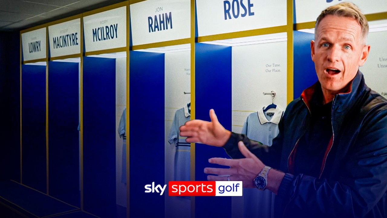 Inside Team Europe's Locker Room | Ryder Cup Exclusive Tour 🇪🇺
