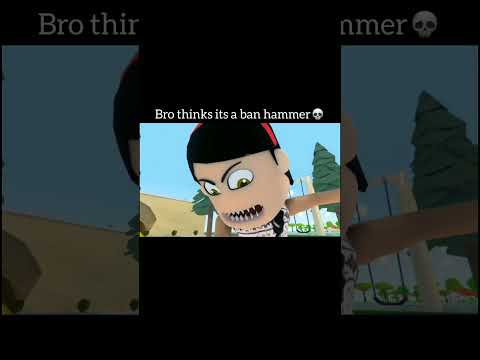 Bro Gets Hit with a Roblox Ban Hammer 💀 #Blud #BroBlox