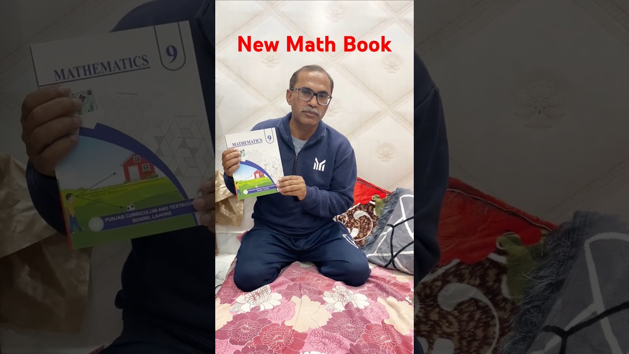 9th Class New Math Book 2025 PCTB