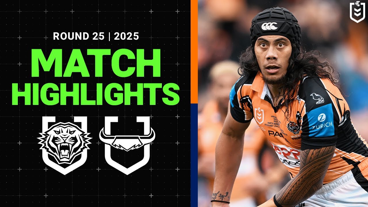 2025 NRL Round 25 Highlights: Wests Tigers vs Cowboys 🏉