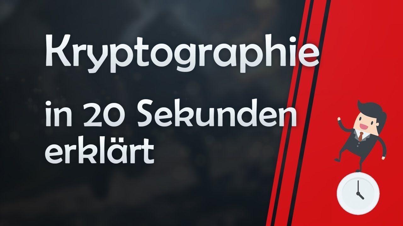 Kryptografie einfach erklärt in 20 Sekunden 🔐