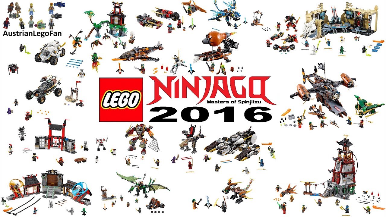 Lego Ninjago 2016 Sets Compilation & Speed Build 🥷