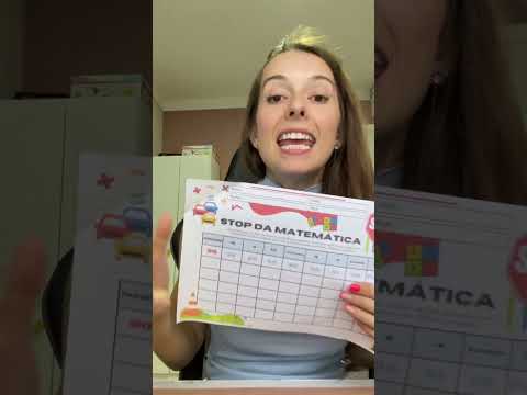 Stop da matemática | atividade lúdica e dinâmica para ensino fundamental 1