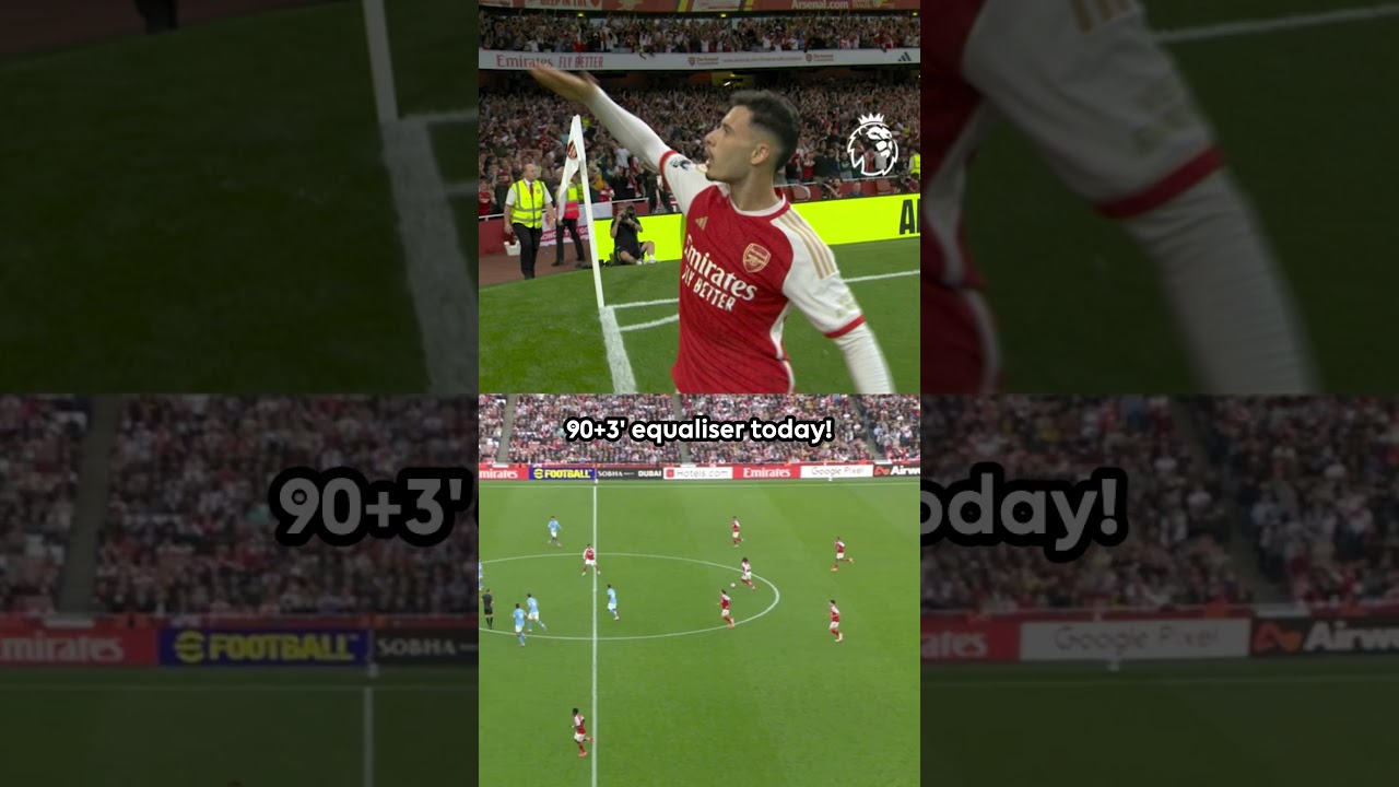 Martinelli Scores Again Against Man City! ⚽