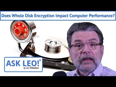 Does Whole Disk Encryption Impact Computer Performance?
