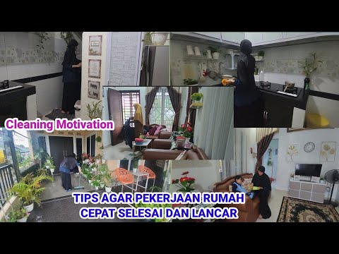 TIPS PEKERJAAN RUMAH CEPAT SELESAI || WALAUPUN BEKERJA TUGAS SEBAGAI IRT HARUS TETAP LANCAR