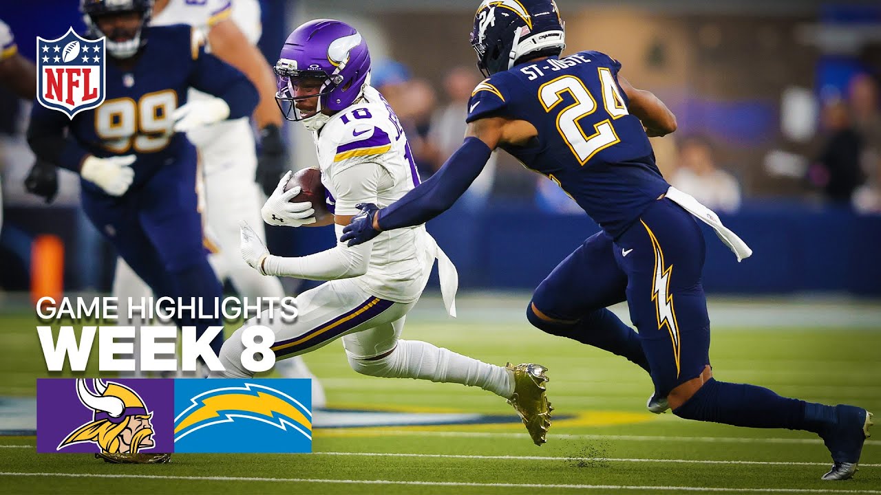 Minnesota Vikings vs Los Angeles Chargers Week 8 NFL 2025 Highlights