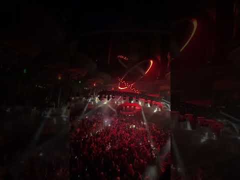 This is OMNIA Nightclub Las Vegas. Satisfaction in the main room with the life changing chandelier.